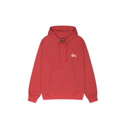 Pull a capuche rouge stussy